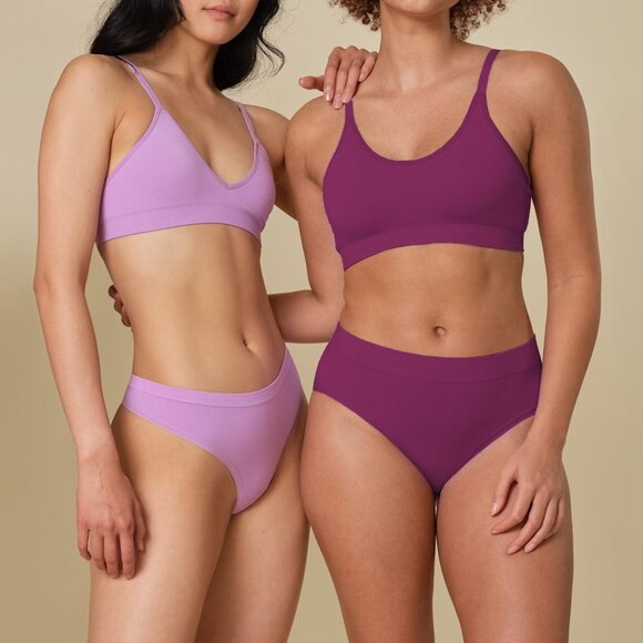 Bombas Other - Bombas purple plum night seamless high rise brief underwear
